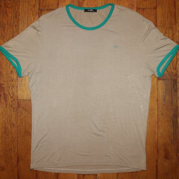 Vintage 90s Versace Jeans Couture Ringer Shirt + Glasses - Picture 2 of 16